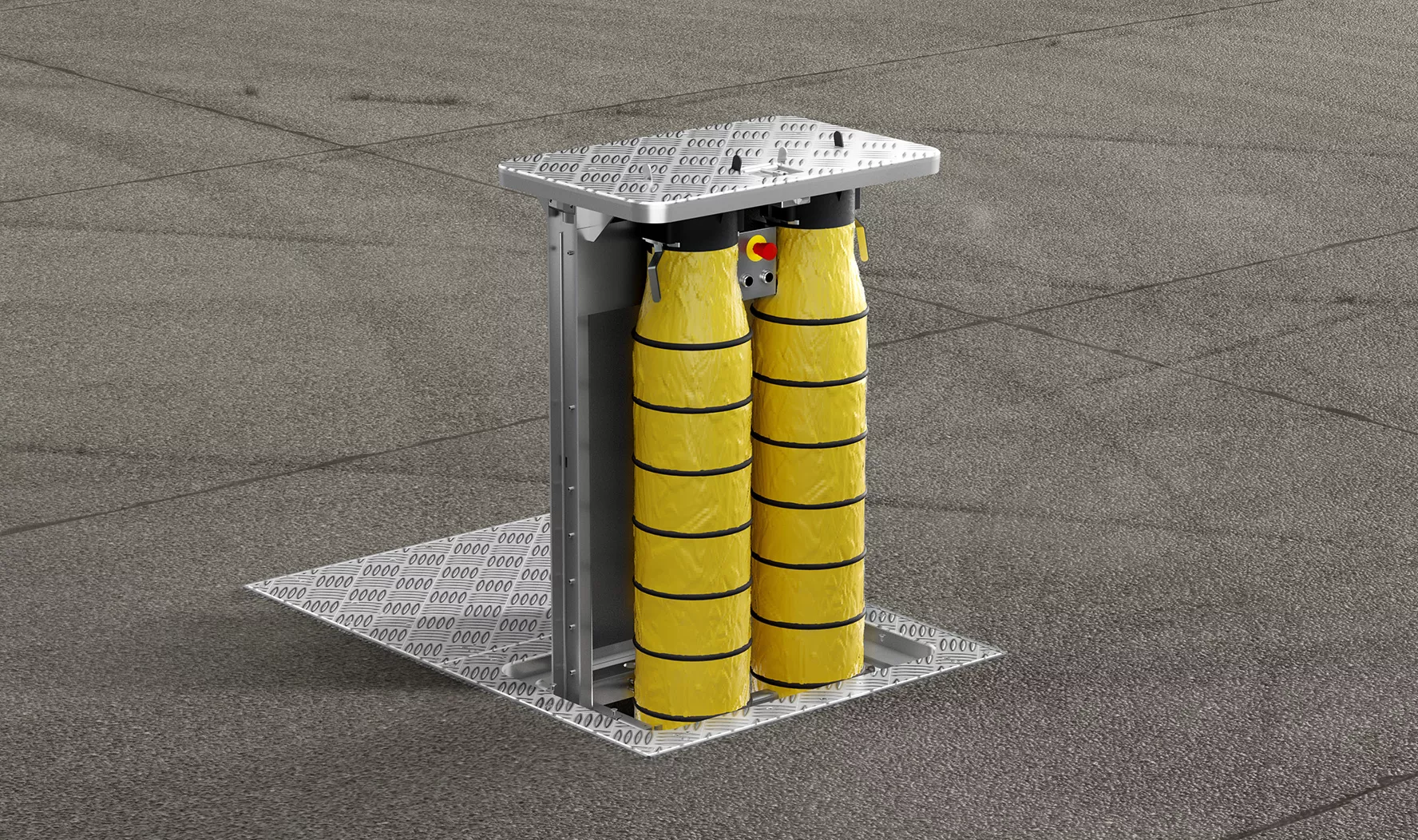 pit system, pop up pit, pca, aircondition, hoses